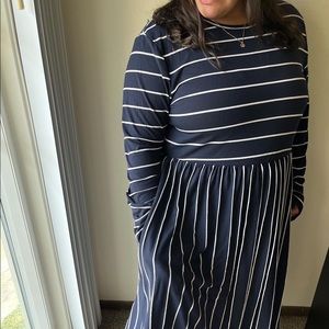 Shein Striped Maxi-Dress!! 3xl